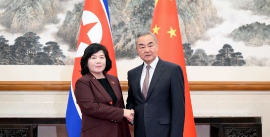 北·中 외교, 미국 향해 “일방·패권주의에 함께 저지할 것”