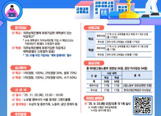 산업인력공단, 국가기술자격 우수 학교·학생 시상 추진…11월 개최
