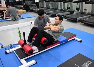 오세훈, 체력인증센터 '서울체력9988' 개소 앞두고 시범 측정