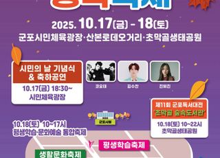 군포시, 시민의 날 기념 ‘군포올래 행복 축제’  17~18일 개최