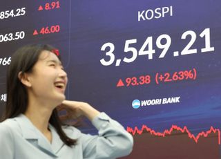 추석연휴 앞둔 코스피, 사상 처음으로 3549.21 마감 [시황]