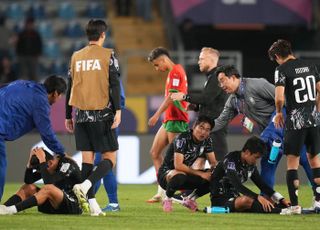 노마크 기회 놓친 한국, 모로코에 1-2 패…U-20 월드컵 16강서 탈락