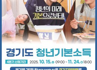 용인특례시, '4분기 청년기본소득' 신청 접수