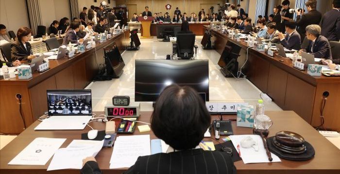 여야, 법사위 국감서 '내란정당 해산·재판소원' 두고 충돌