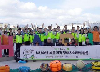 애큐온캐피탈·저축은행, 부산 앞바다서 해양 정화 활동 펼쳐