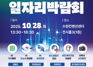 2025 수원시 일자리박람회 개최…50개 기업 참가해 300명 채용