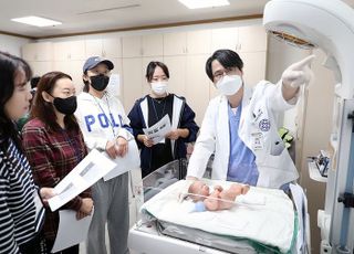 상계백병원, 협력병원 '신생아 소생술 실습교육' 진행