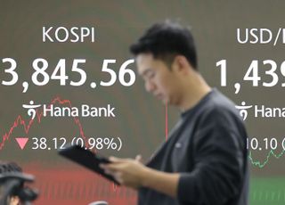코스피, 개미 '사자'에 3900 '터치' 후 하락 마감 [시황]
