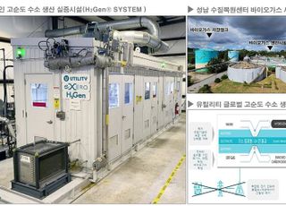 성남시, 하수처리 바이오가스로 수소 생산…하루 7대 충전 분량