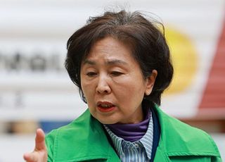 김영선 전 의원, '尹 부부 공천 개입 의혹' 관련 증인신문 출석…전면 부인