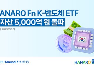 NH아문디운용, ‘HANARO Fn K-반도체’ 순자산 5000억 돌파