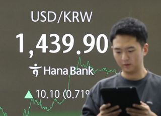 원·달러 환율 1440원대 고착…한미 협상 지연·서학개미 '복합 압력'