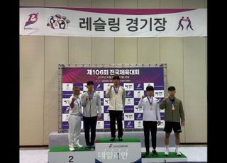 조폐공사 레슬링팀, 제106회 전국체육대회서 메달 대거 획득