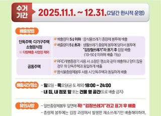 서울 마포구, 11~12월 '김장용 쓰레기 특별 수거기간' 운영