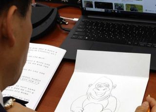 국감 중 고릴라 사진 보며 그린 유영하, 직접 내놓은 해명