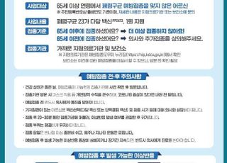 라이징슬롯도,65세 이상 폐렴구균 예방접종률 77.8%…무료 예방 접종 독려