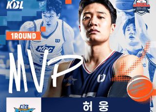 부산 KCC 허웅, 프로농구 1라운드 MVP ‘굿즈도 출시’