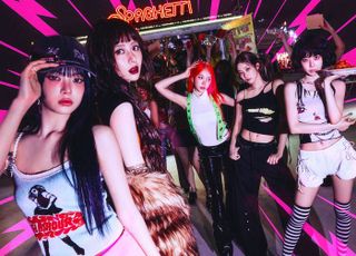 르세라핌 '스파게티', 영국 오피셜 싱글·스포티파이 차트서 자체 신기록