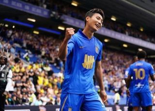 시즌 2호골! 백승호, 양민혁 앞에서 몸 던져 '헤더 결승골' …이강인 결승골 기여