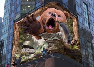 LG전자, 美 타임스스퀘어서 ‘불곰’ 알리기 캠페인 전개