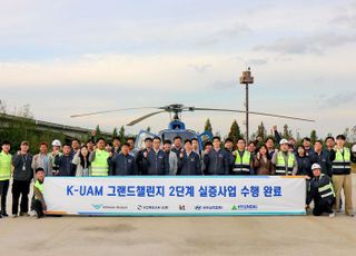 KT, 국내 최초 도심 UAM 실증 완료…5G 항공망 안정성 입증