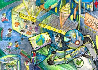 상상 속 미래도시 그려봐…현대차, '키즈모터쇼 공모전'