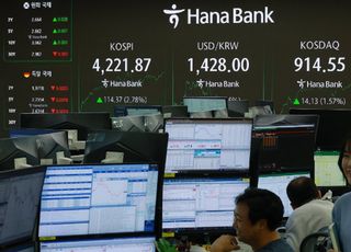 ‘11만전자·62만닉스’가 끌어올린 코스피, 4220선 뚫었다 [시황]