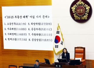 '3無 부동산 대책'에 분노하는 국민