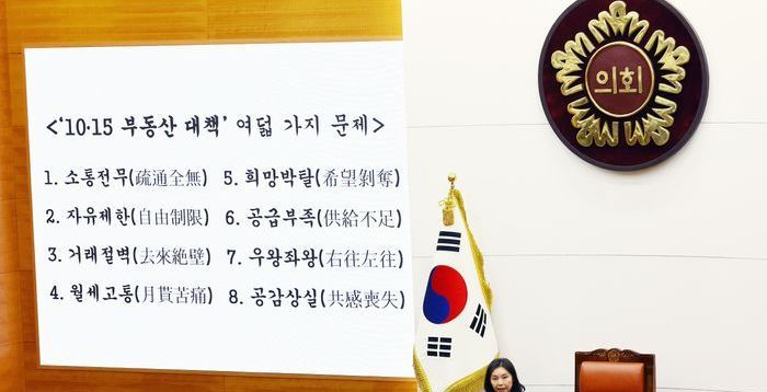 '3無 부동산 대책'에 분노하는 국민