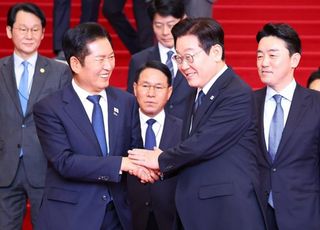 李대통령과 환담한 정청래…"분위기 아주 좋았다"