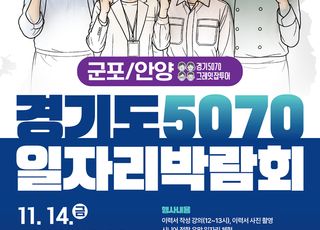 ‘경기도 5070 일자리박람회’, 군포시에서 열린다
