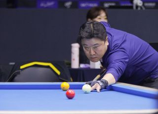 조치연 ‘공이 뚫어져라~’ [광주 당구월드컵 포토]