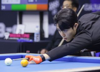 세계선수권 준우승자 조영윤 ‘카리스마 눈빛’ [광주 당구월드컵 포토]
