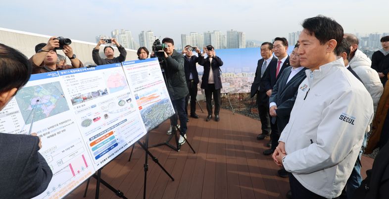 장위13구역 찾은 오세훈 “잃어버린 10년 되찾는다”…3.3만가구 공급 속도