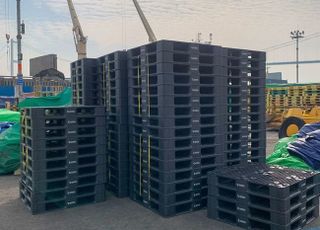 UPA, 폐밧줄 재활용해 파렛트 288개 제작·배포