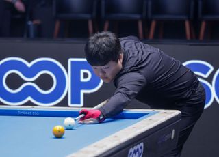 한국 조명우 ‘최대한 집중’ [광주 당구월드컵 포토]