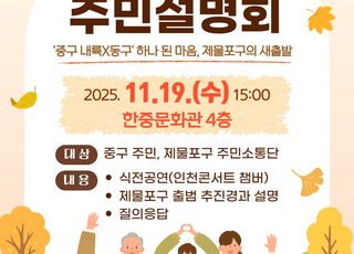 인천 중·동구 ‘제물포 구 상징물’…디자인 등 주민 설문조사