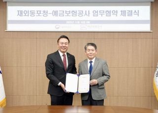 예보, 재외동포청과 '국내거주동포 지원 활성화' 업무협약 체결