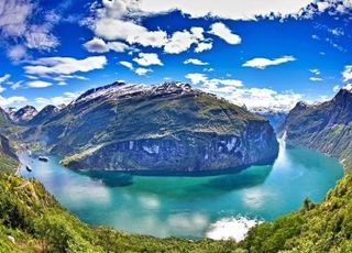 크루즈 발코니에서 바라보는 웅장한 자연의 경치…한진관광, 노르웨이 피오르드 크루즈 신상품 출시