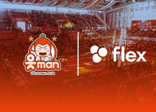 프로배구 OK저축은행, HR 플랫폼 플렉스와 파트너십 체결