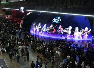 [포토] "아이온2로 인산인해" 엔씨소프트 부스 전경 [지스타 2025]