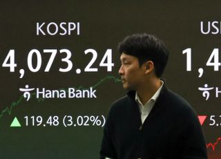 미국 증시 하락 여파…코스피 장 초반 4100선 내줘 [시황]