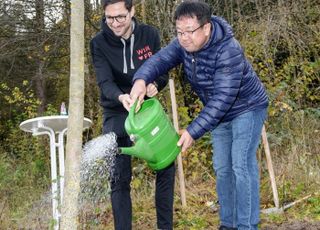 수원특례시, 프라이부르크시에 '자매결연 10주년' 기념 식수