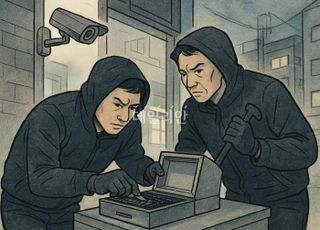 오토바이 타고 무인점포 4곳 돌며 현금 절도…경찰, 용의자 추적 중