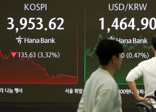 AI 거품론에 '휘청'…코스피 장중 3900선 붕괴 [시황]