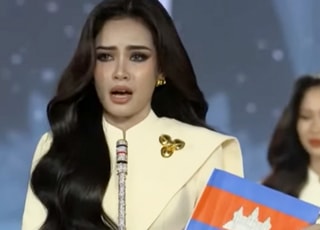 "전쟁 일으킨 건…" 오열하는 미스 캄보디아 발언 '발칵'