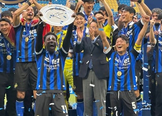 인천 UTD, K리그2 우승…강등 1년 만에 K그리1 복귀