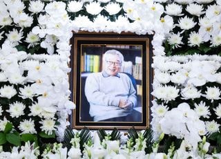 서울 아산병원 장례식장에 마련된 故 이순재의 빈소