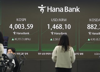 코스피, 美 기술주 훈풍에 4000선 탈환 [시황]