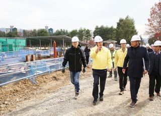 최대호 안양시장, '청계통합정수장 고도정수처리시설' 준공 앞두고 현장 점검